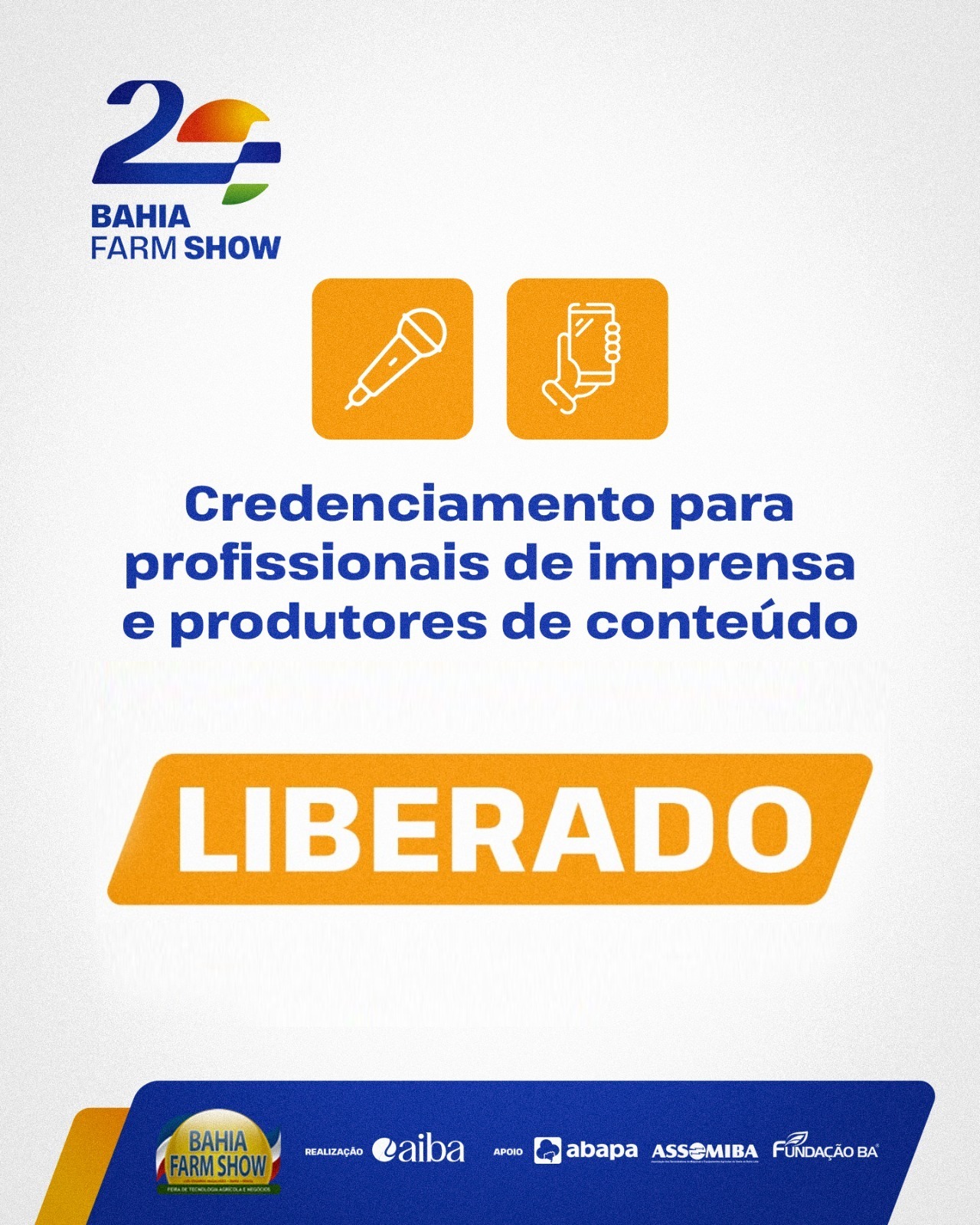 Bahia Farm Show abre credenciamento para cobertura de imprensa